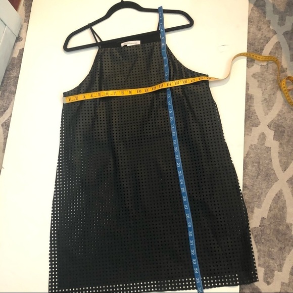 BCBGeneration Laser cut Faux leather long top - Picture 8 of 13